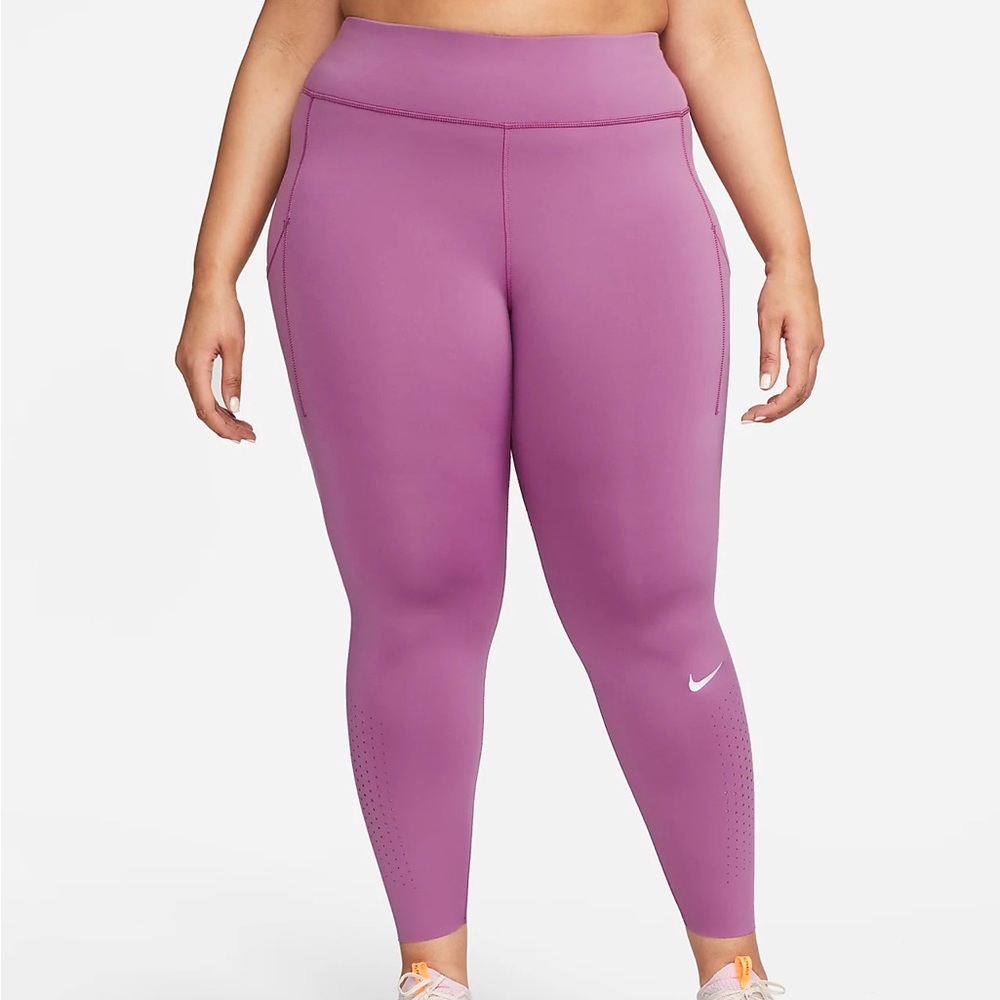 NIKE Epic Luxe Mid-Rise Pocket Running Leggings
